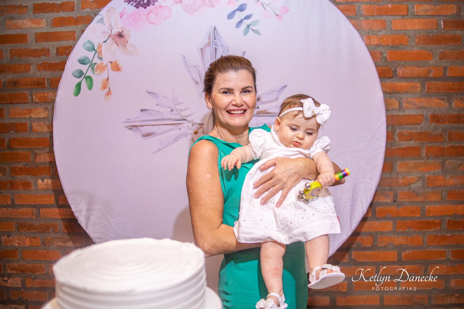 Aurora durante a celebração em família